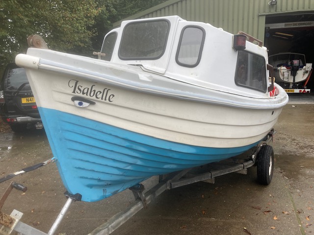 The refit of Isabelle an early Arran 16